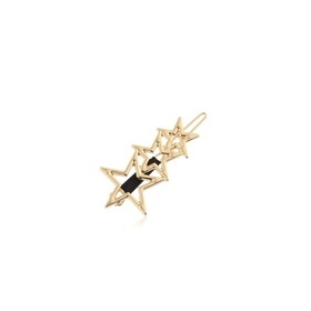 Juliane - Gold Hair Clip With Stars 