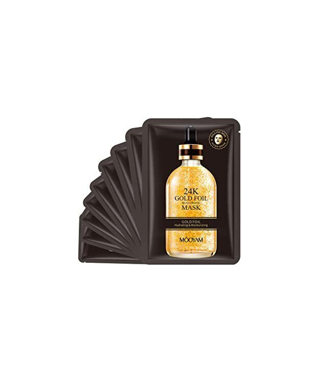 24K Gold Foil Hyaluronic Mask - kosteuttava ja rauhoittava naamio