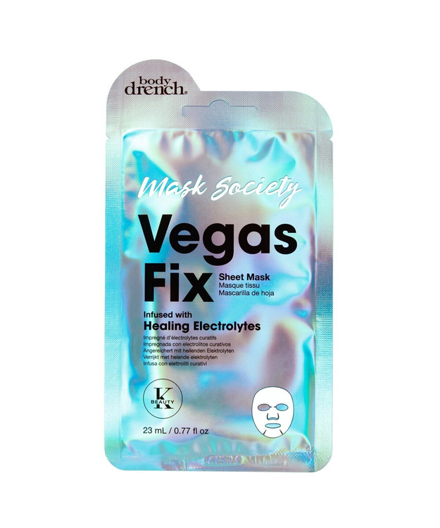 Body Drench Vegas Fix Sheet Mask kirkastava kasvonaamio