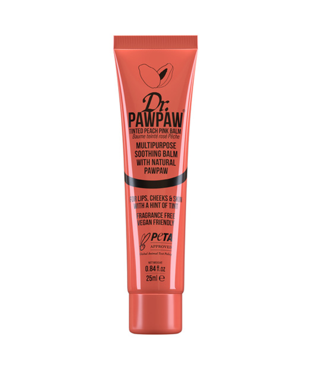 Dr. PAWPAW Peach Pink Tinted Balm sävyllinen huulivoide