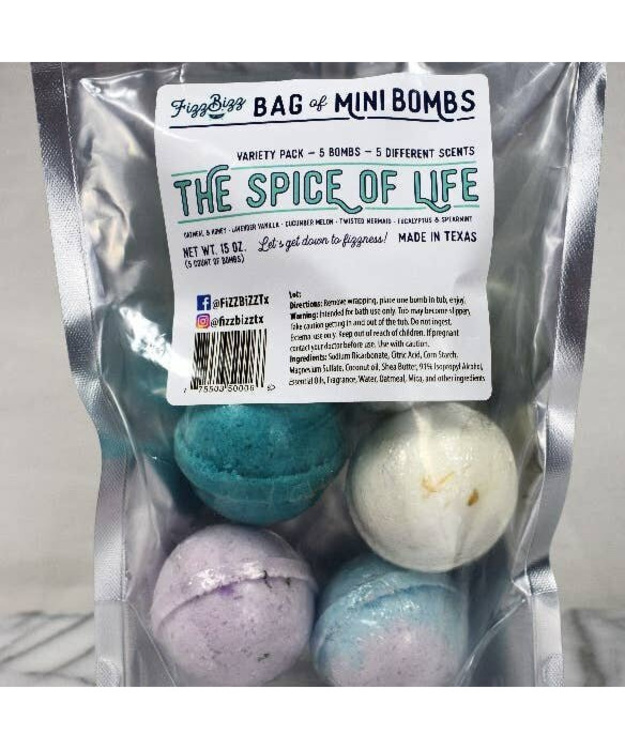 Fizz Bizz Mini Bombs The Spice of life Minikylpykuulat 5kpl
