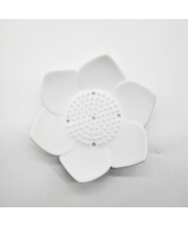 Lotus silikoninen saippua-alusta valkoinen