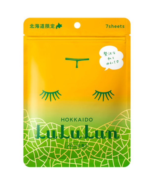 LuLuLun Premium Sheet Mask Hokkaido Melon kasvonaamio 7kpl