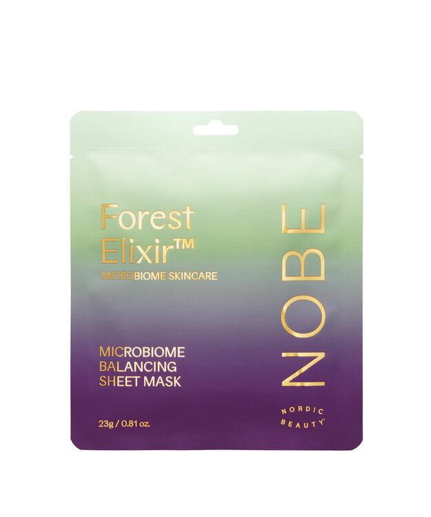 NOBE Nordic Beauty Forest Elixir® Microbiome Balancing Sheet Mask