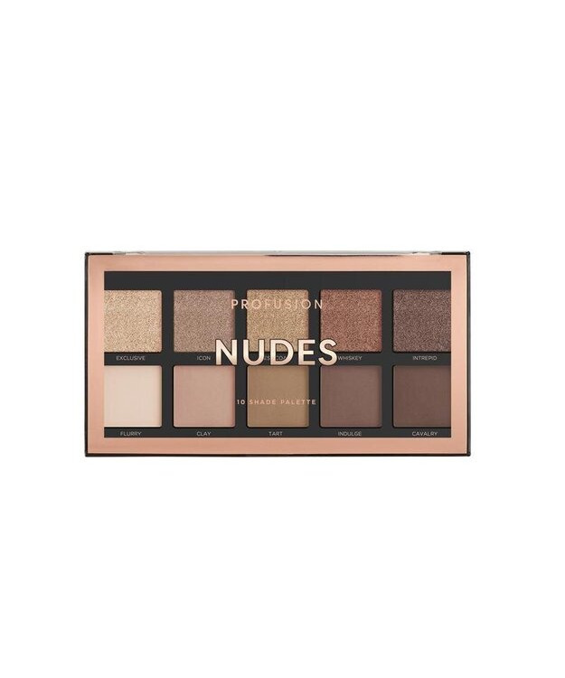 Profusion Cosmetics Mini Artistry 10 Shade Palette Nudes 