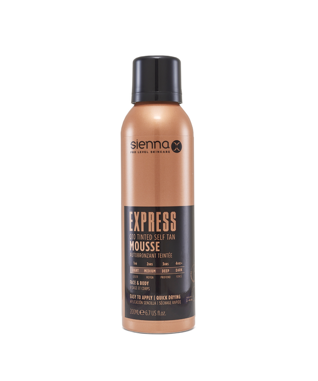 SIENNA X Express Tinted Self Tan Mousse 200ml