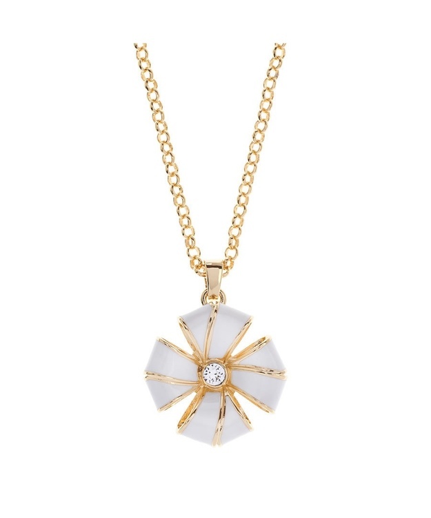 Ted Baker-Rosette neck white