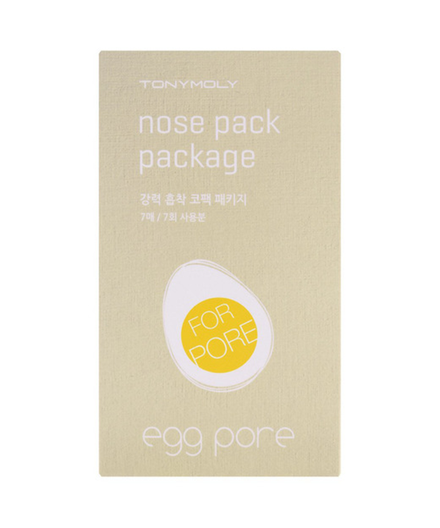 Tony Moly- Egg Pore Nose Pack, mustapäälaastarit