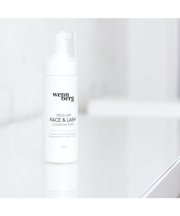 Wennberg Micellar Face & Lash Cleansing Foam puhdistusvaahto